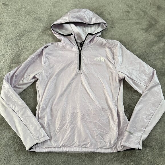 The North Face Winter Warm Quarter Zip Pullover Jacket Women's SMALL Lavender - Picture 1 of 8